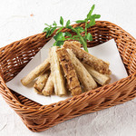 Fried burdock snack