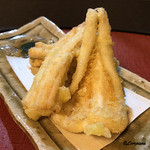 御料理 寺沢 - 三陸産の穴子の天ぷら