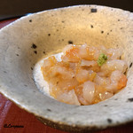 御料理 寺沢 - 槍烏賊の海鼠子和え