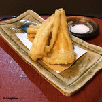 御料理 寺沢 - 三陸産の穴子の天ぷら