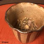 御料理 寺沢 - あわびと秋田産蓴菜の酢物