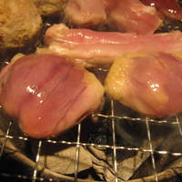 吹上庵 北新地 - ぶりっぶりのハツ！いつもおかわり。