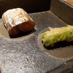 Shinowa - 焼物　太刀魚　アスパラ