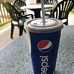 Punalu`u Bake Shop and Visitor Center - アイスコーヒー  とにかく大きなサイズ！(◎_◎;)