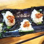 和牛と鍋 焼肉番長 - チャンジャ巻き