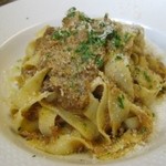 TRATTORIA Ca del TOMO - タリアテッレ　ミートソース　パルミジャーノ掛け