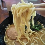 家系ラーメン 町田商店 - 中太麺