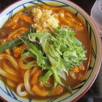 丸亀製麺 - カレーうどん・並にねぎとおろし生姜をオン