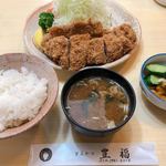 とんかつ　豊福 - 上ヒレカツ定食 1850円