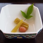 田舎風割烹 ちゃぼ亭 - 蕗の梅煮