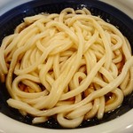 丸亀製麺 - 「牛山盛りうどん・冷（得）」のうどん