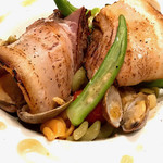 ふれんちん - 夏野菜と炙り豚バラ　ボンゴレチャーシュー