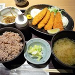 新潟・佐渡島 両津港直送 土風炉 - ｱｼﾞﾌﾗｲ定食