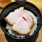 ラーメン巌哲 - 鰻のタレご飯（土用の丑の日限定）