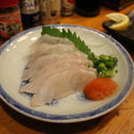 居酒屋 さち呼 - クエ刺身