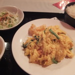 Keika Sarou - 海老と玉子炒め定食