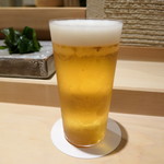 Sushi Kitamura - ビールから