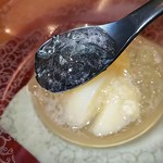 天婦羅 みやしろ - 桃とワインのコンポート