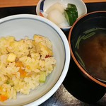 天婦羅 みやしろ - トマトの炊き込みご飯