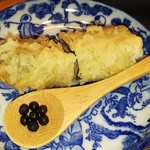 天婦羅 みやしろ - 牛ヒレ生胡椒添え