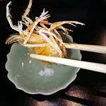 天婦羅 みやしろ - 車海老の頭