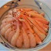 東洋一の海岸線にある男鹿のレストラン - 料理写真:男鹿半島産天然甘海老と紅ズワイ蟹の二色丼