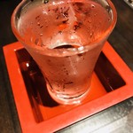 炭火居酒屋 炎 - 冷酒。