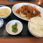 台湾料理 元祥 - 酢豚定食（780円）