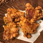 愉快酒場 - 鶏から揚げ大の半分
