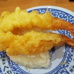 無添くら寿司 - えび天にぎり　税込108円(2018.07.23)