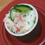 無添くら寿司 - 竹姫寿司 かにちらし　税込108円(2018.07.23)