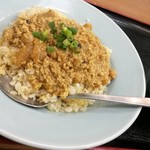 熊っ子ラーメン - サービスランチのチャーハン　500円　今日はキーマカレーチャーハン！