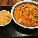 申申 - 酸辣湯麺  ミニチャーハン