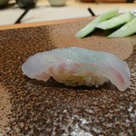 天寿し - ヒラメ