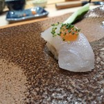 天寿し - 鯛(背の部分)