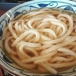 丸亀製麺 - かけうどんのあつひや(大)￥390