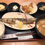 Miyamoto Munashi - さんま塩焼き定食