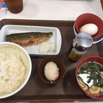 Sukiya - たまかけさば定食