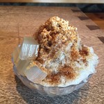 カフェテラス あらみ - 夏季限定。トコロテン入り黒みつきな粉かけ。