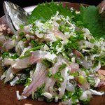 棟梁 - （2011/7月）「大分産特上鯵たたき」アップ