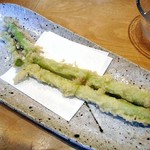 天ぷら処 こさか - アスパラガスの天ぷら