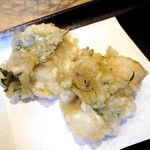 天ぷら処 こさか - とび魚大葉巻き