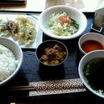 まいど コルカタレストラン - 餃子セット6個￥850