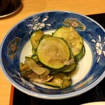 三国志 - 小鉢 ズッキーニの胡麻ダレあえ