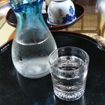 三笑楽の冷酒。五箇山のお酒です(*￣∇￣)ノ