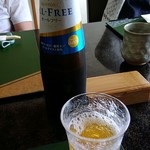 日本料理 竹茂 - ノンアルビールで乾杯!!