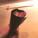 鮪の手巻き寿司