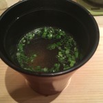 鮨 とかみ - 鮪のコラーゲンスープ