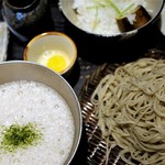 つきじ 文化人 - とろろ淡雪、ご飯　1,030円＋100円