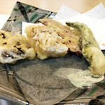 和久 - 断面ぐじと鱧の天婦羅(2018年7月中旬 昼)